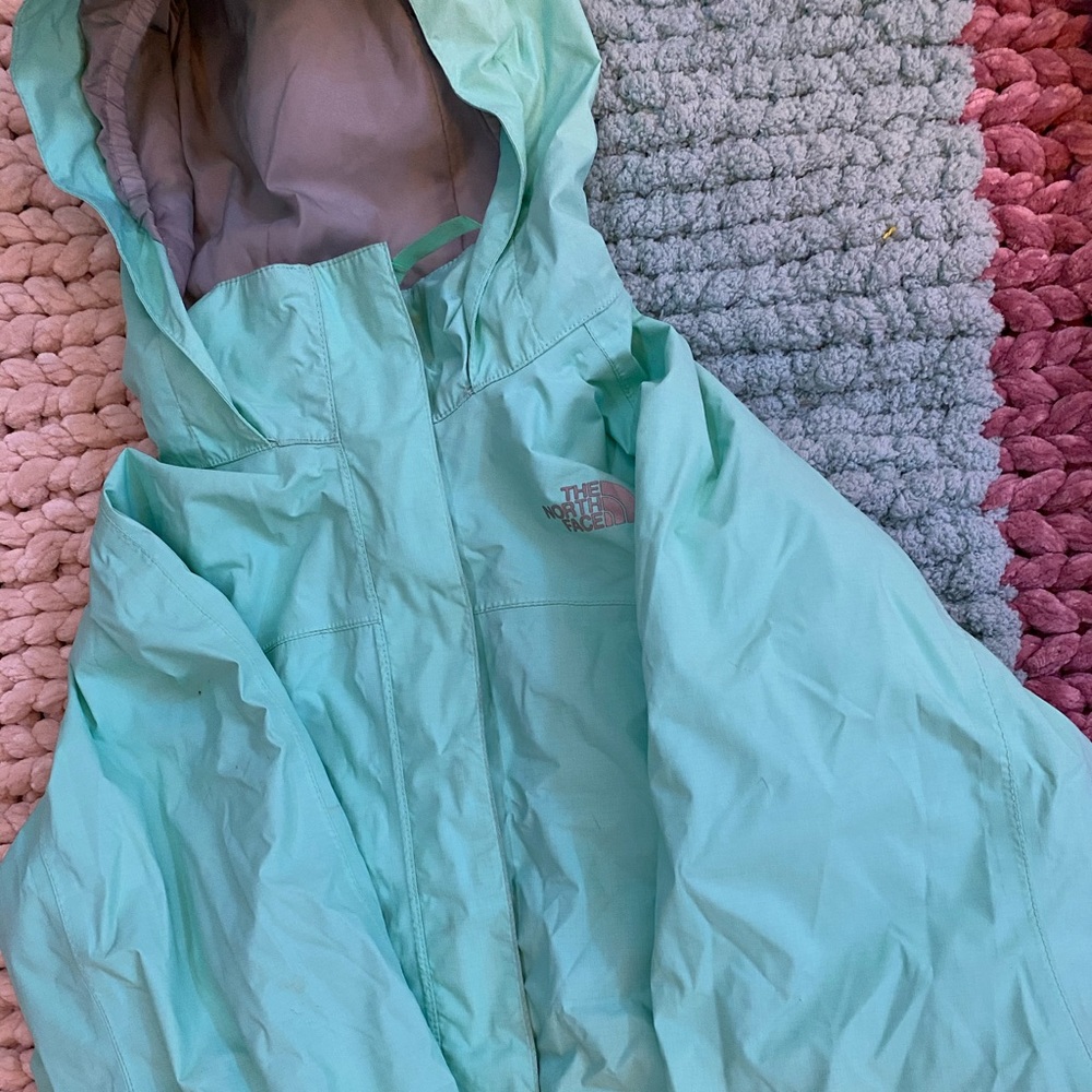 North face rain jackets children’s size 10-12
